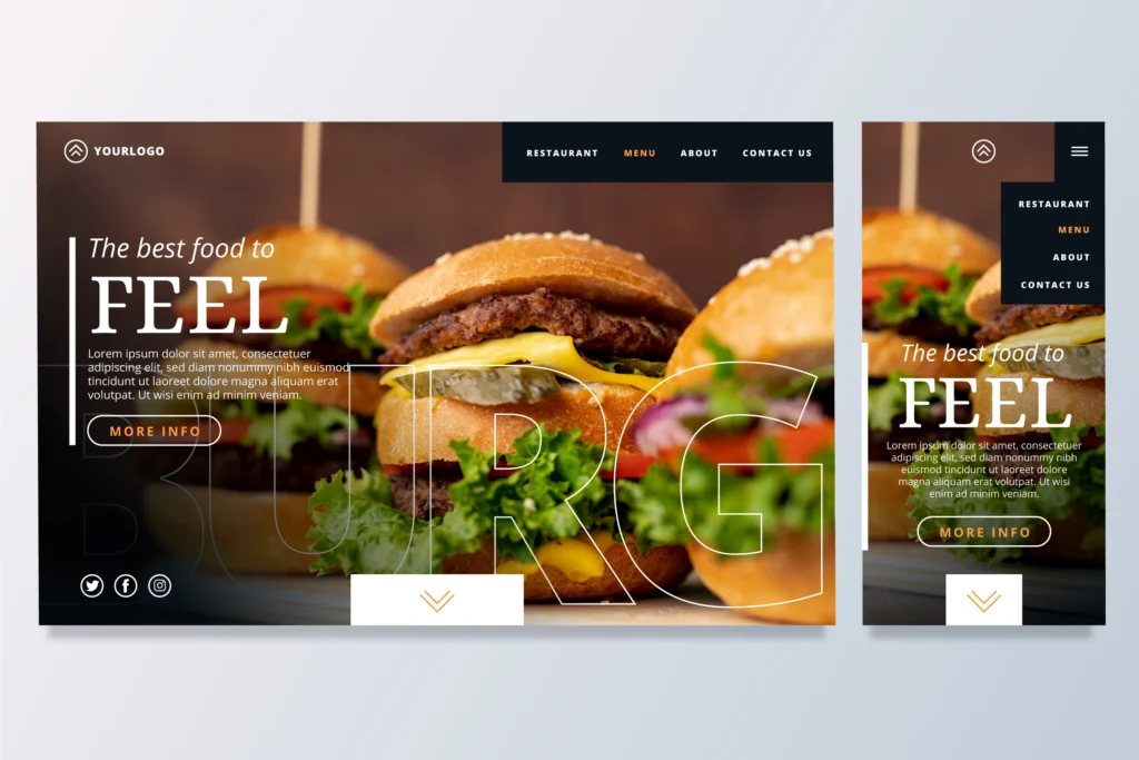 10 Reasons Restaurant website